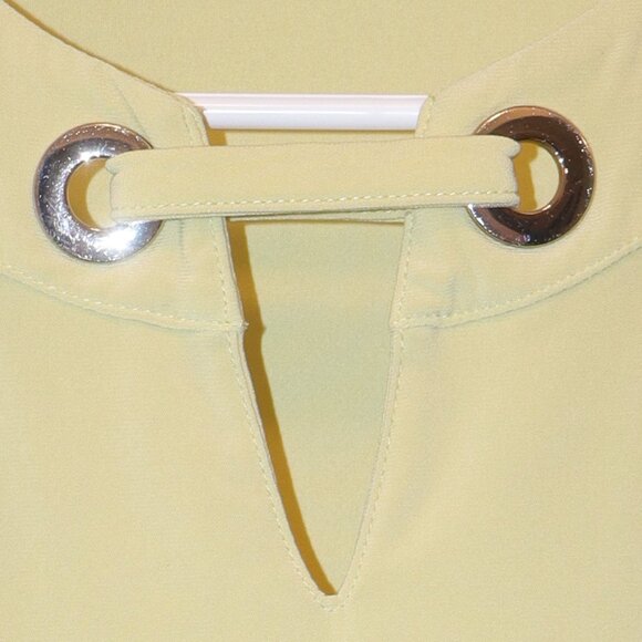 Tommy Hilfiger Yellow Keyhole Sleeveless Top - Picture 4 of 4